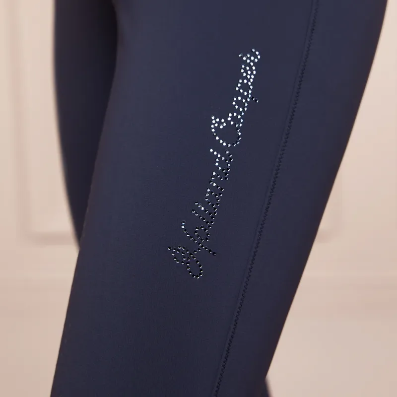 Holland Cooper Premium High Rise Breeches - Yale Blue-6